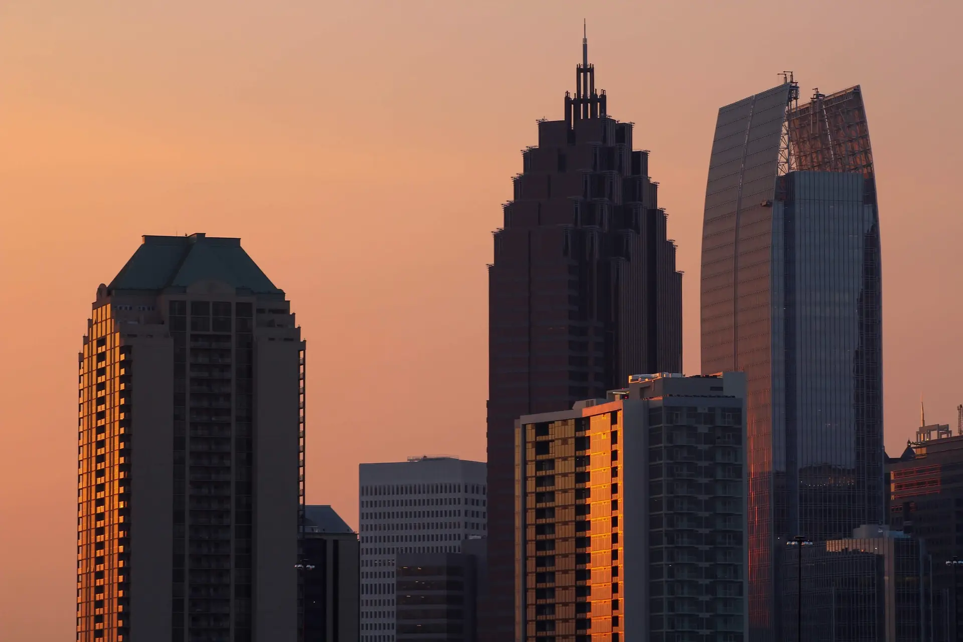 Midtown Atlanta skyline at sunrise